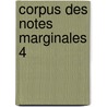 Corpus Des Notes Marginales 4 door Francois Voltaire