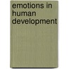 Emotions In Human Development door Cirillo