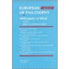 European Review Of Philosophy by Roberto Casati