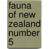 Fauna Of New Zealand Number 5 door D.C.M. Manson
