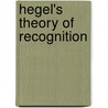 Hegel's Theory Of Recognition door Sybol Cook Anderson