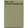 Lese- Und Rechtschreibstorung by Susanne Berlingen