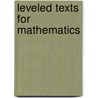 Leveled Texts for Mathematics by Lori Barker