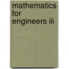 Mathematics For Engineers Iii by Gerd Baumann