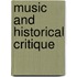 Music And Historical Critique