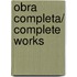 Obra completa/ Complete Works