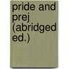 Pride And Prej (Abridged Ed.) door Vivien Jones