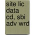 Site Lic Data Cd, Sbi Adv Wrd