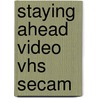 Staying Ahead Video Vhs Secam door Sarah Jones-Macziola
