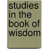 STUDIES IN THE BOOK OF WISDOM door Kim Searcy