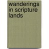 Wanderings In Scripture Lands door Thomas Robinson