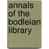Annals Of The Bodleian Library