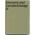 Biomems And Nanotechnology Iii