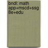 Bndl: Math App+Mscd+Ssg 8e+Edu door Ronald Harshbarger