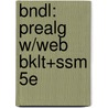 Bndl: Prealg W/Web Bklt+Ssm 5e door Richard N. Aufmann