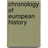 Chronology of European History door John Powell