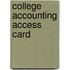 College Accounting Access Card