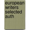 European Writers Selected Auth door Stade