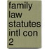 Family Law Statutes Intl Con 2