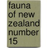 Fauna Of New Zealand Number 15 door I.D. Naumann
