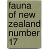 Fauna Of New Zealand Number 17 door J.S. Noyes