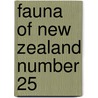 Fauna Of New Zealand Number 25 by K.G.A. Hamilton