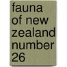 Fauna Of New Zealand Number 26 door J.C. Watt