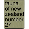 Fauna Of New Zealand Number 27 door I.D. Mclellan