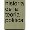 Historia de la teoria politica door George H. Sabine