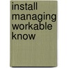 Install Managing Workable Know door Eliezer Geisler
