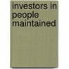 Investors In People Maintained by Peter Taylor