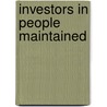 Investors In People Maintained door Peter Taylor