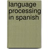 Language Processing in Spanish door Carreiras
