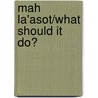 Mah La'asot/What Should It Do? door Joel Lurie Grishaver