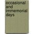 Occasional And Immemorial Days