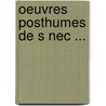 Oeuvres Posthumes De S Nec ... by Mile Chasles