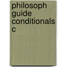 Philosoph Guide Conditionals C door Jonathan Francis Bennett