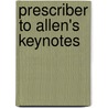 Prescriber To Allen's Keynotes by H.C. Allen