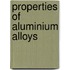 Properties Of Aluminium Alloys