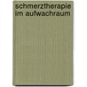 Schmerztherapie Im Aufwachraum door Wolfgang Hohenberger