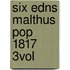 Six Edns Malthus Pop 1817 3Vol