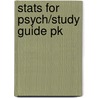 Stats For Psych/Study Guide Pk door Arthur Aron