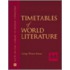 Timetables Of World Literature