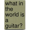 What In The World Is A Guitar? by Mary Elizabeth Salzmann