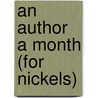 An Author A Month (For Nickels) door Sharron L. McElmeel