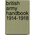 British Army Handbook 1914-1918