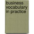 Business Vocabulary In Practice