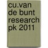 Cu.Van De Bunt Research Pk 2011