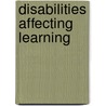 Disabilities Affecting Learning door Mike Wilson