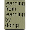 Learning From Learning By Doing door Robert M. Solow